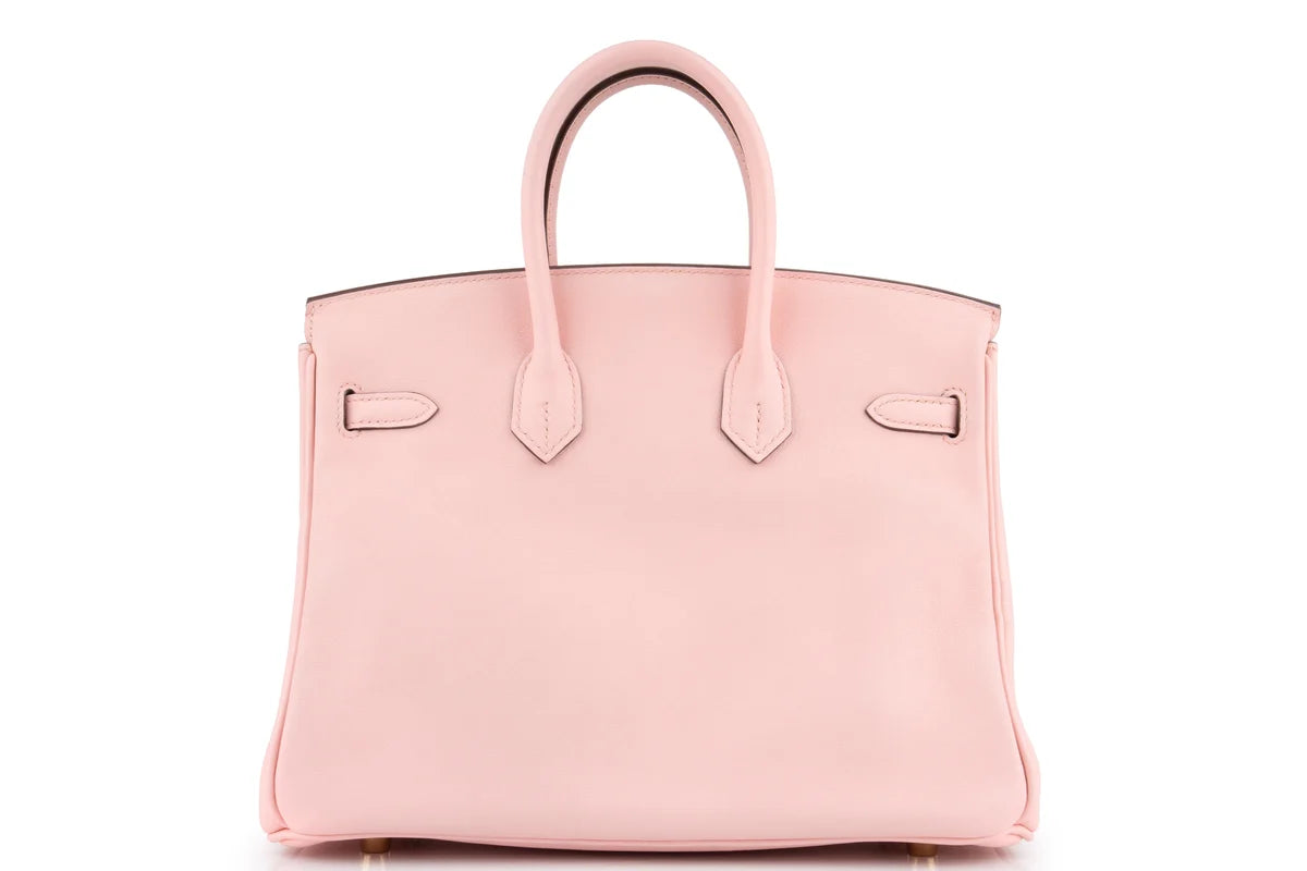Hermès Birkin 25 SWIFT Rose Sakura GHW
