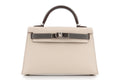 Hermès Mini Kelly HSS Epsom Craie/Gris Meyer PHW