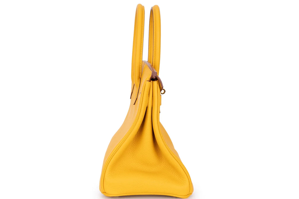 Hermès Birkin 30 Togo Jaune Ambre GHW