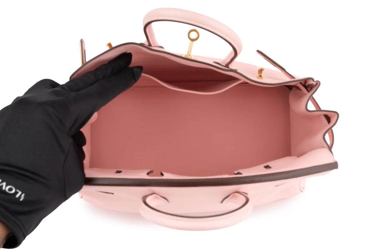Hermès Birkin 25 SWIFT Rose Sakura GHW