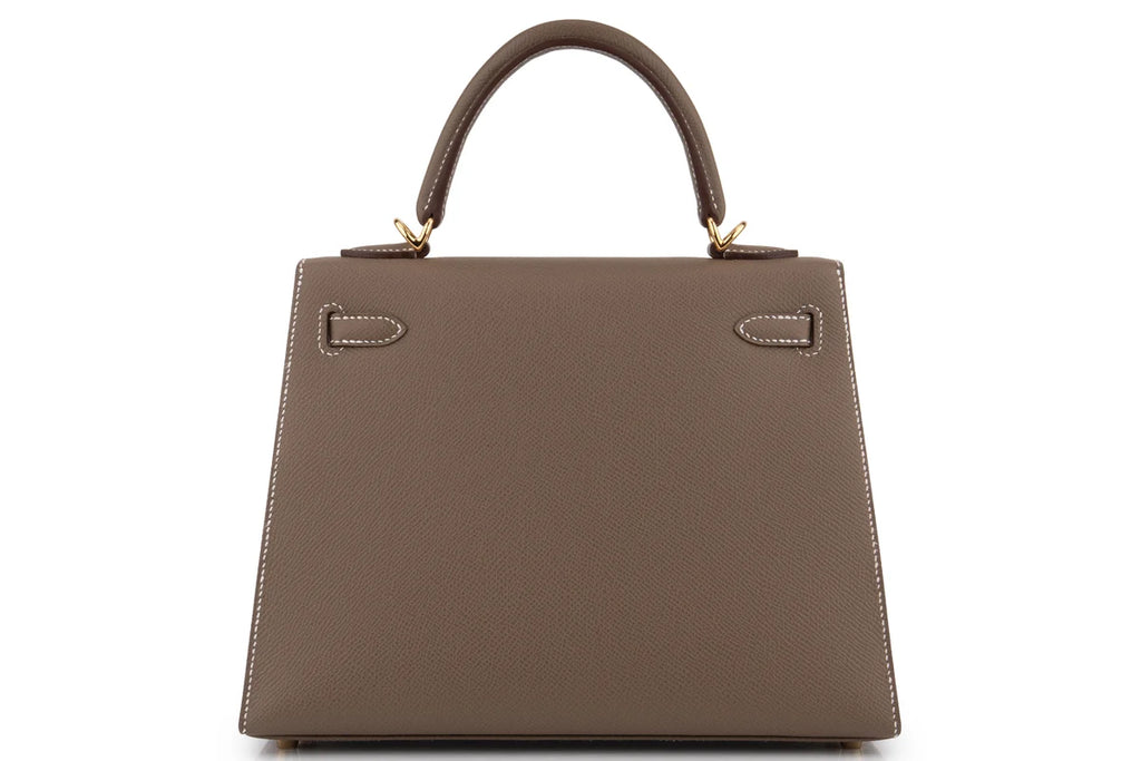 Hermès Kelly 25 Epsom Etoupe GHW