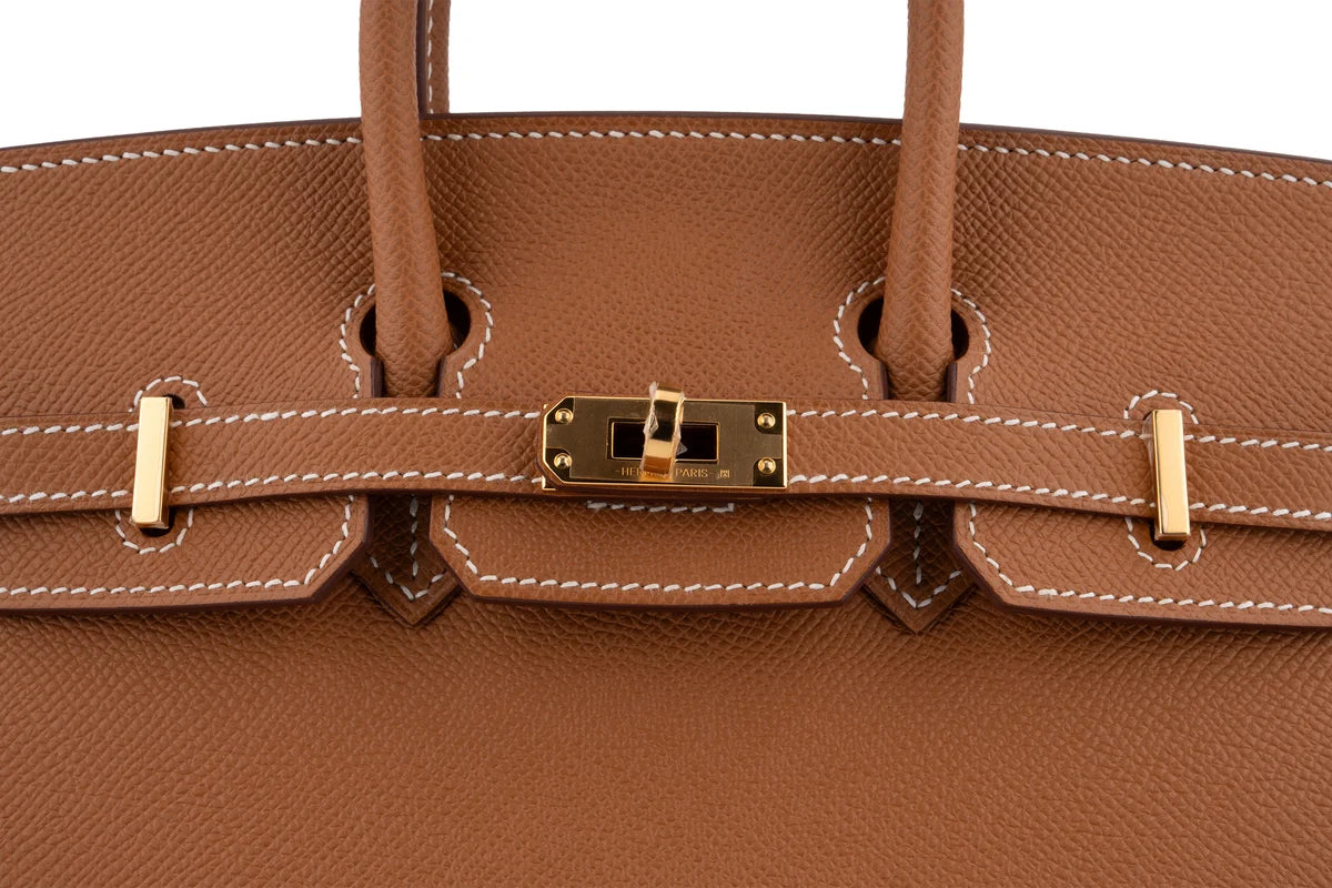 Hermès Birkin 25 Sellier Epsom Gold GHW