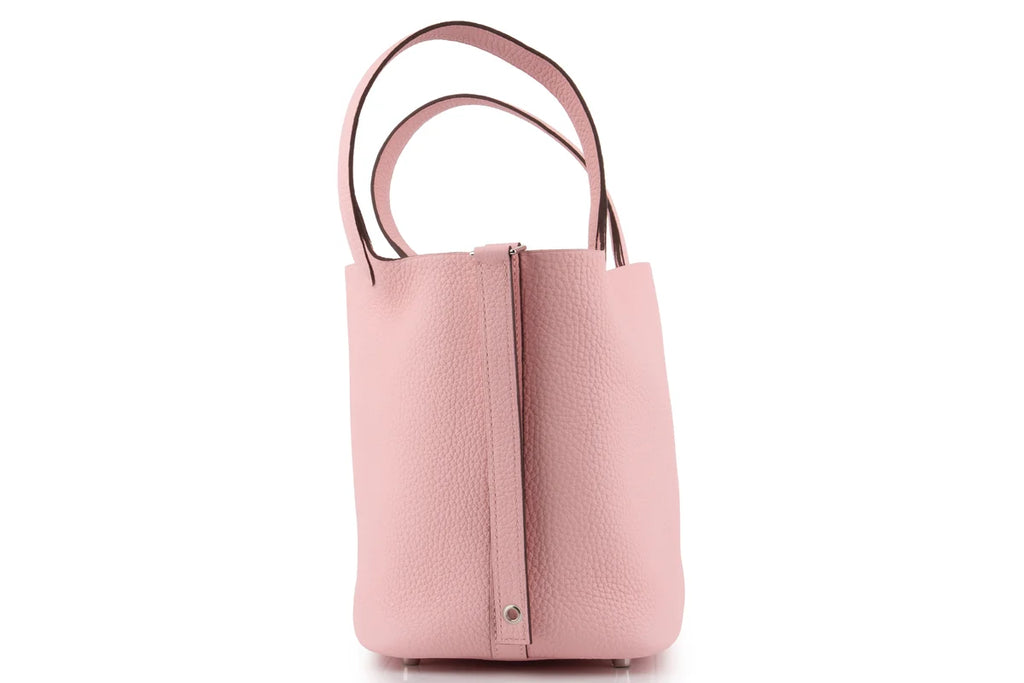 Hermès Picotin 18 Clemence Rose Sakura PHW