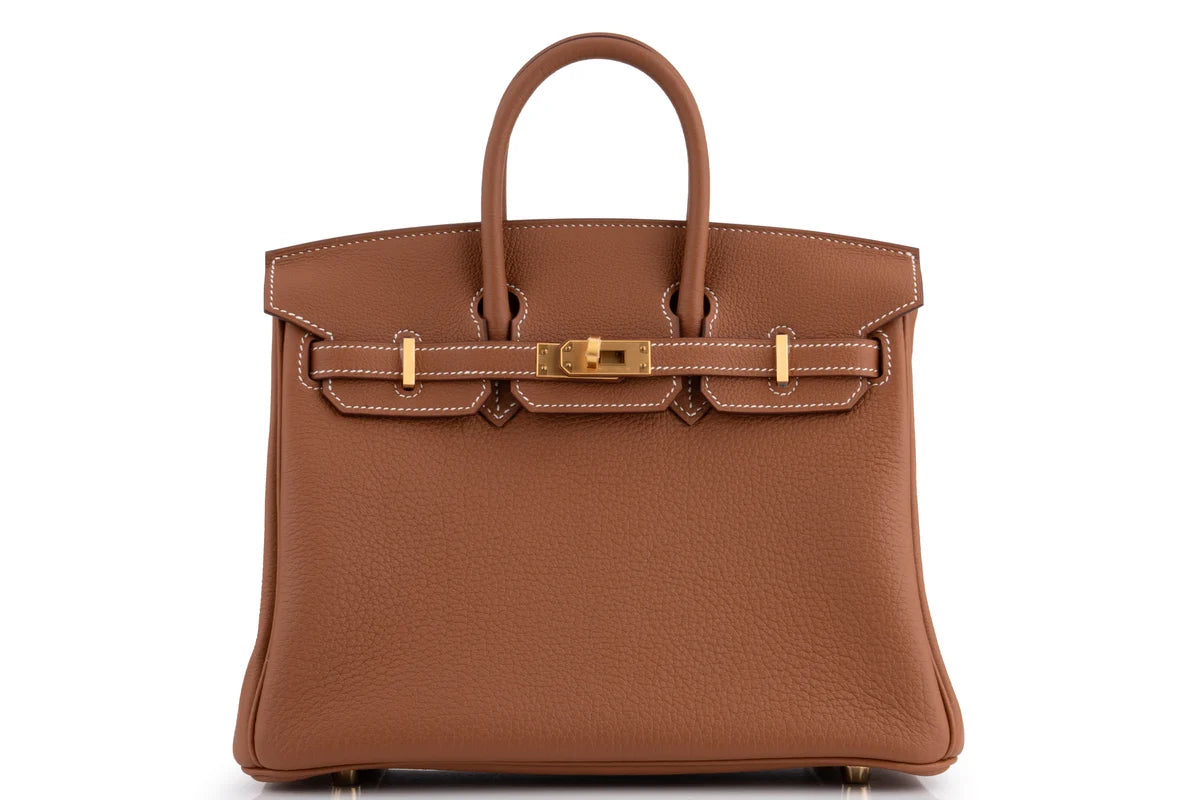 Hermès Birkin 25 Togo Gold BGHW