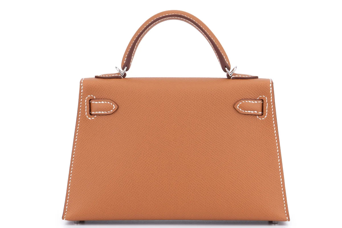 Hermès Mini Kelly Epsom Gold PHW