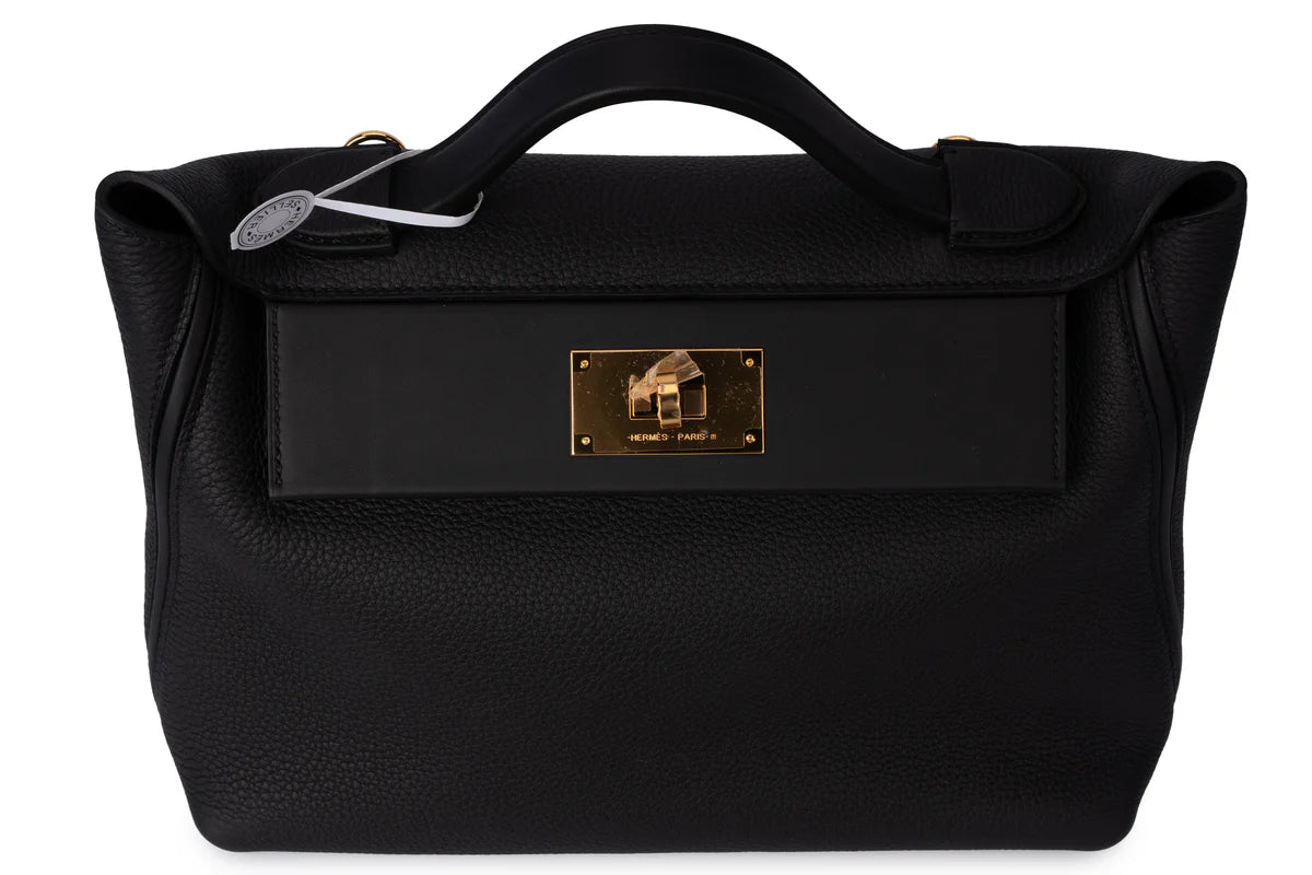 Hermès 24/24 29 Togo Black GHW