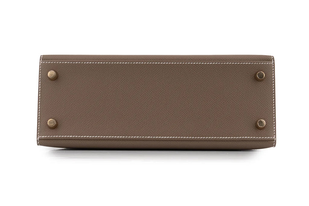 Hermès Kelly 25 Epsom Etoupe GHW