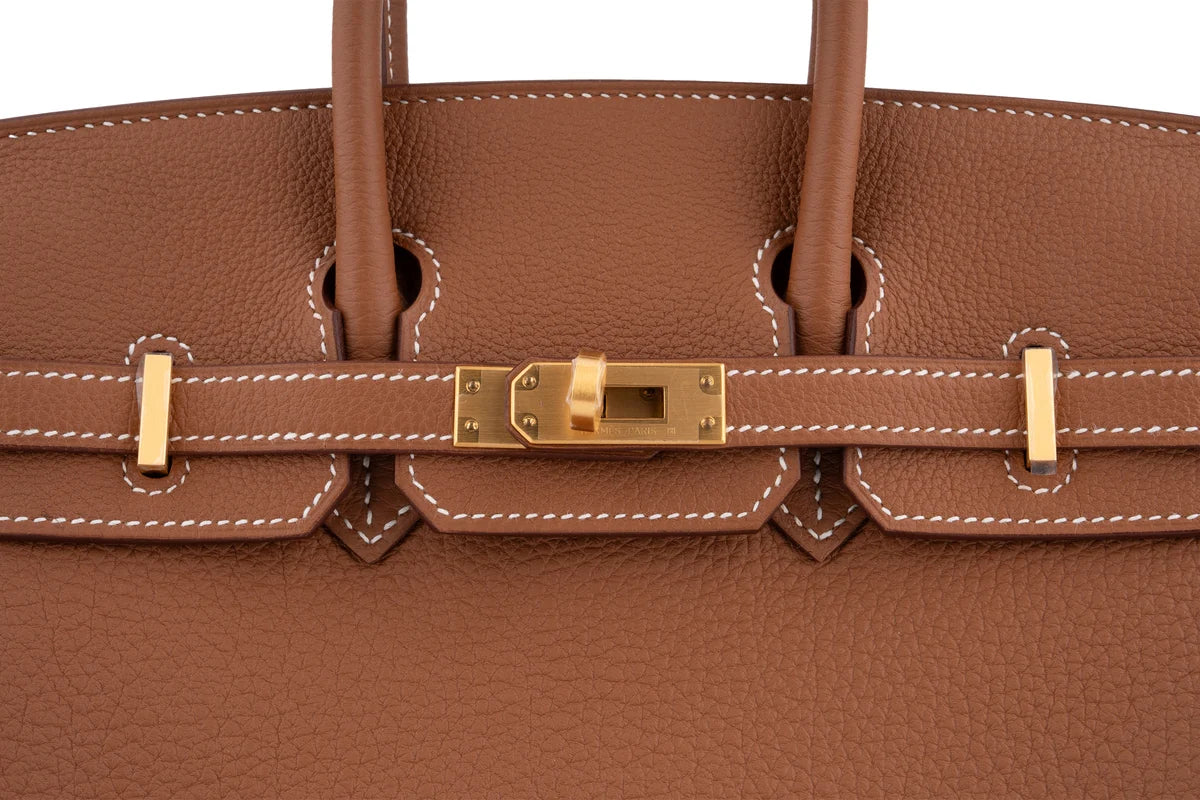 Hermès Birkin 25 Togo Gold BGHW