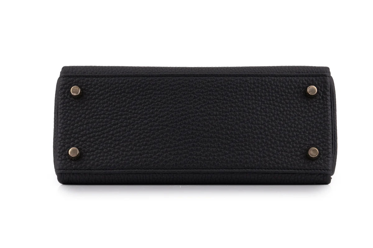 Hermès Kelly 25 Retourne Togo Noir GHW