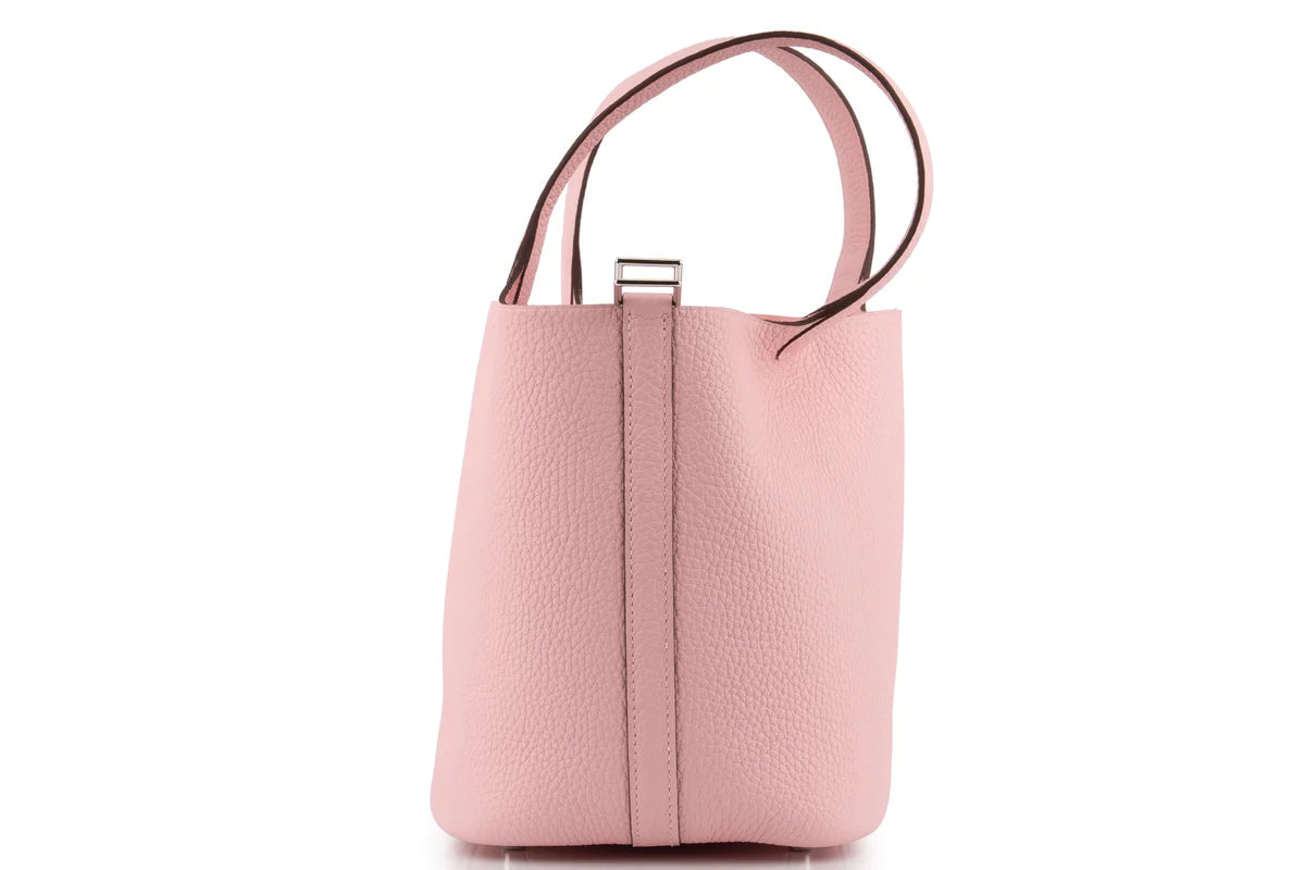 Hermès Picotin 18 Clemence Rose Sakura PHW
