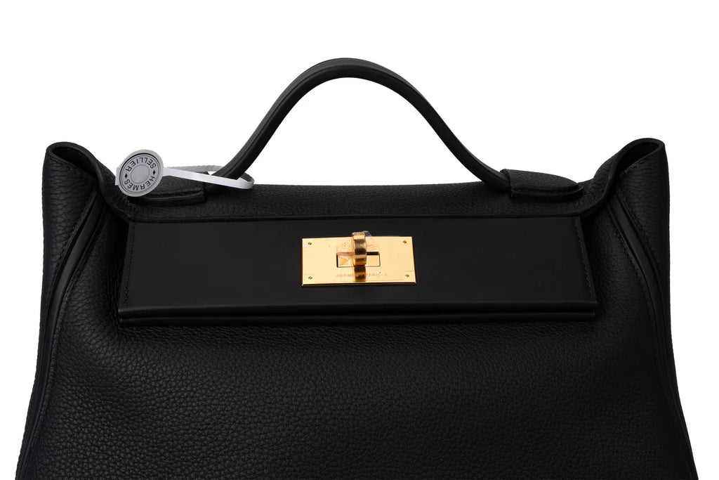 Hermès 24/24 29 Togo Black GHW