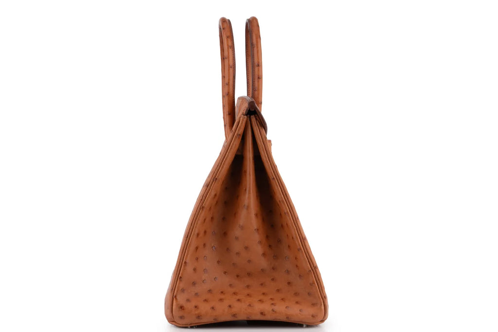 Hermès Birkin 35 Ostrich Cognac PHW
