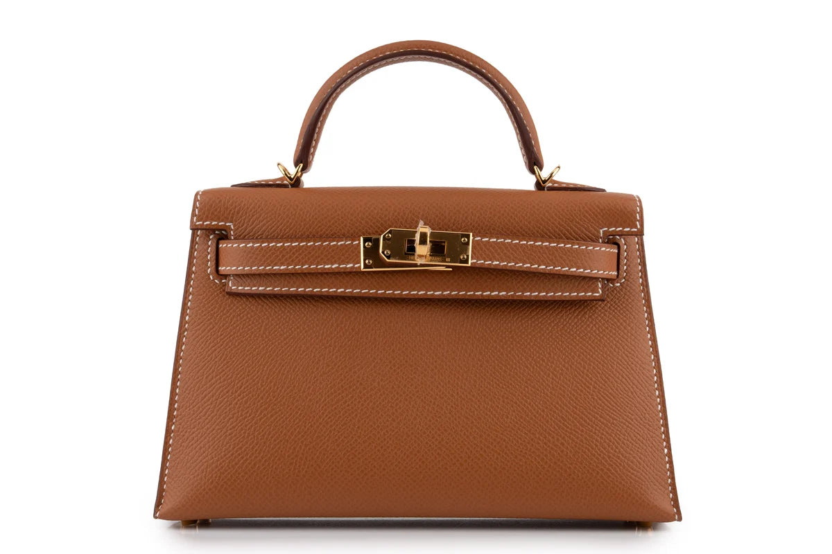 Hermès Mini Kelly Epsom Gold GHW