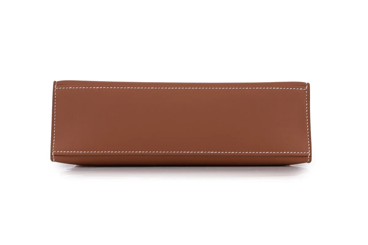 Hermès Kelly Pochette Swift Gold PHW