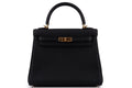 Hermès Kelly 25 Retourne Togo Noir GHW