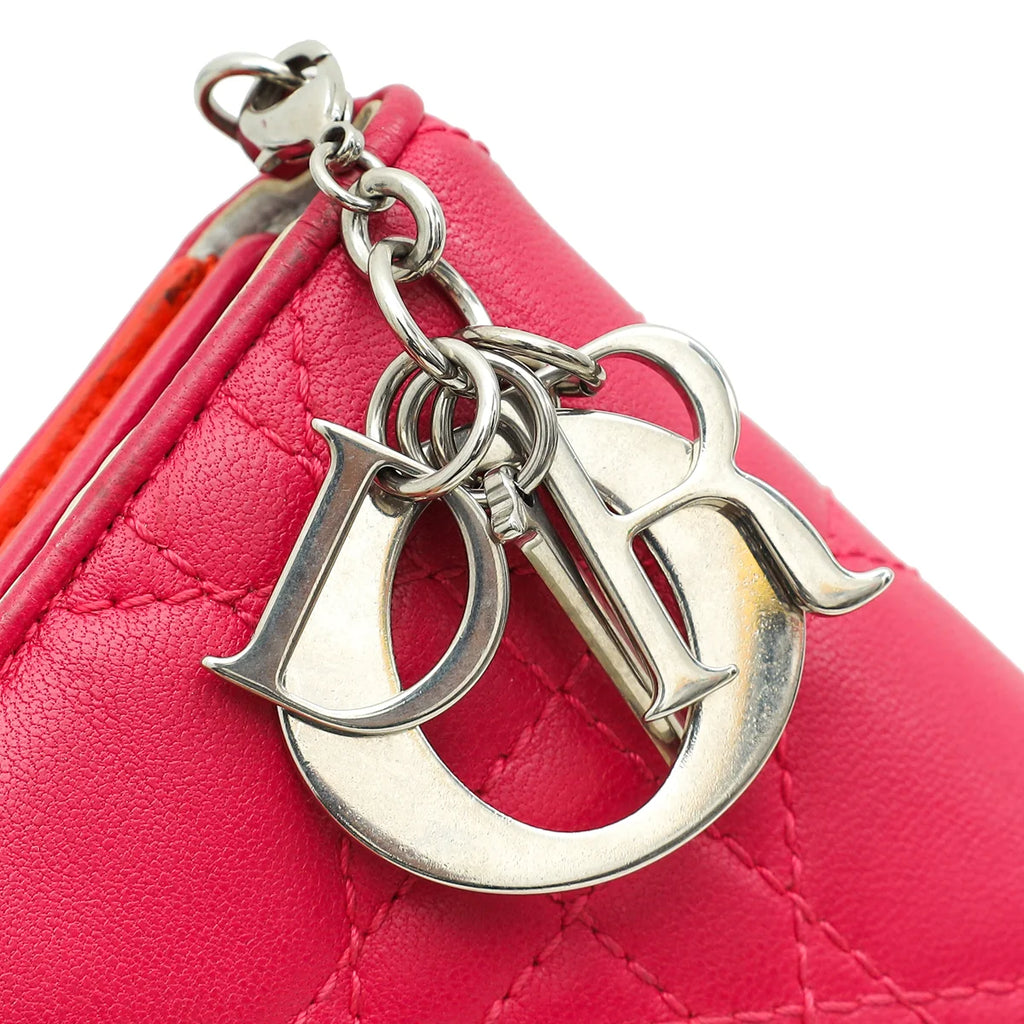 Christian Dior Tricolor Mania Compact Wallet