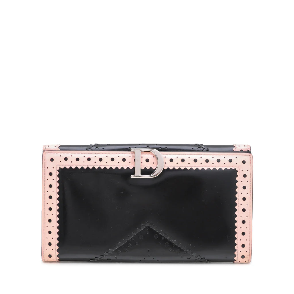 Christian Dior Bicolor D'trick Long Wallet