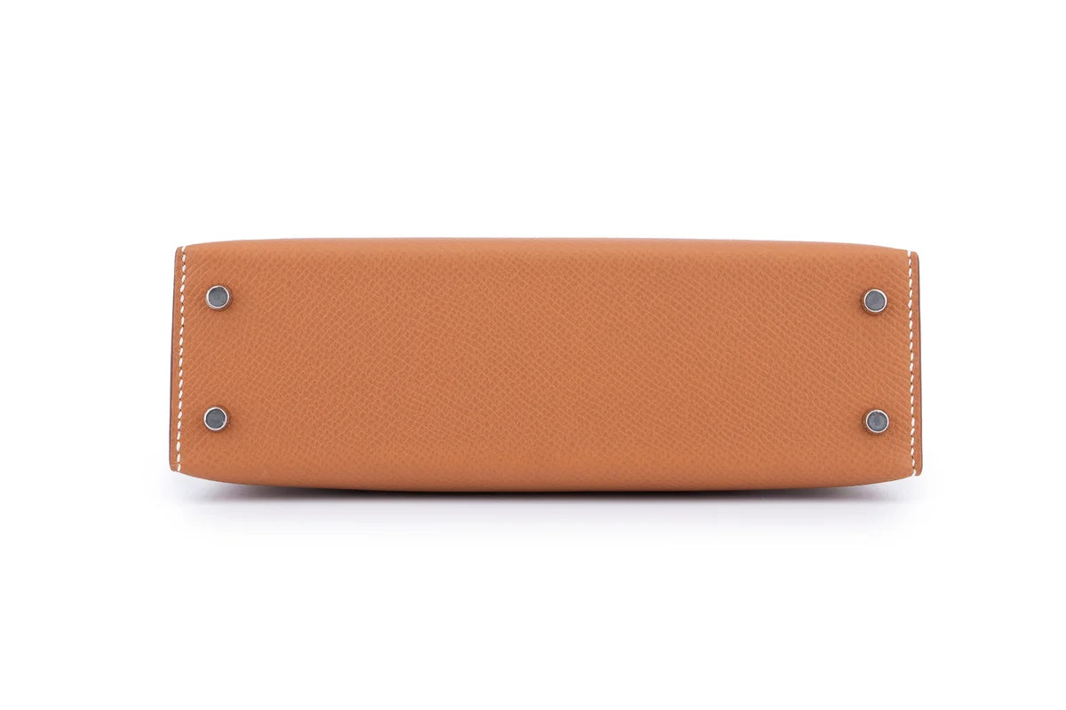 Hermès Mini Kelly Epsom Gold PHW