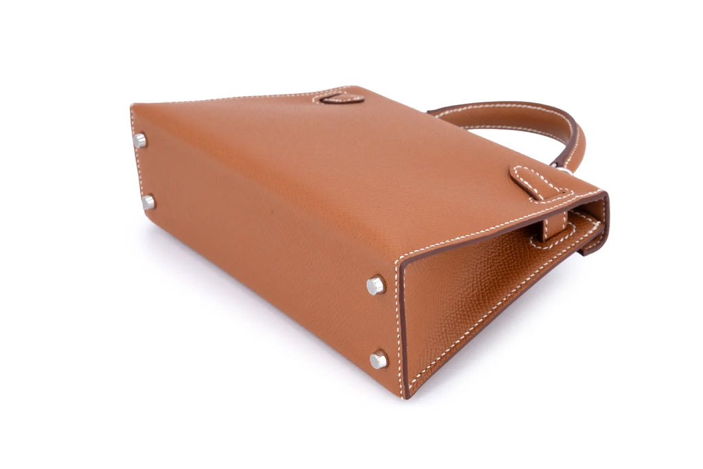 Hermès Mini Kelly Epsom Gold PHW