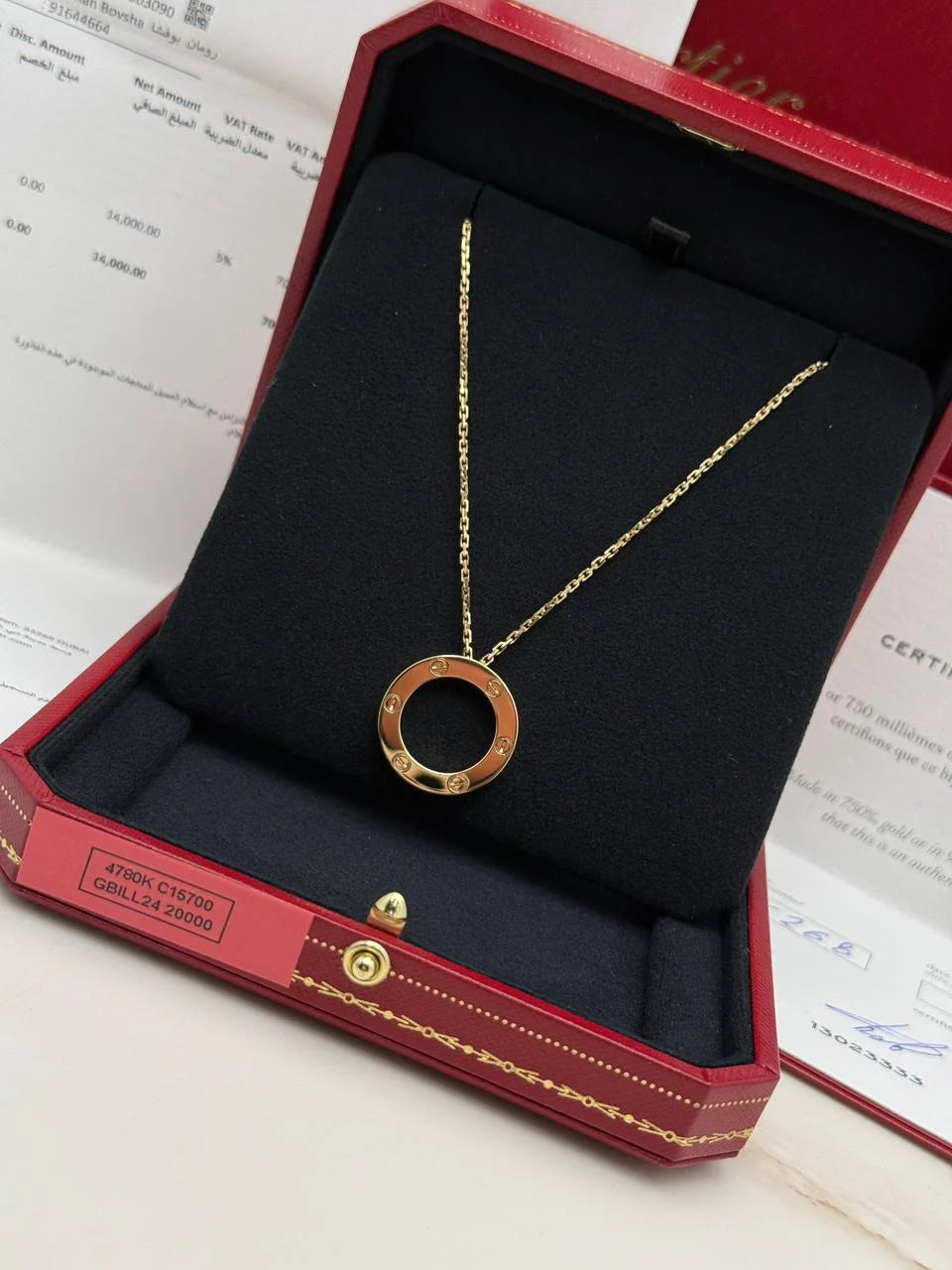 Cartier Love Necklace