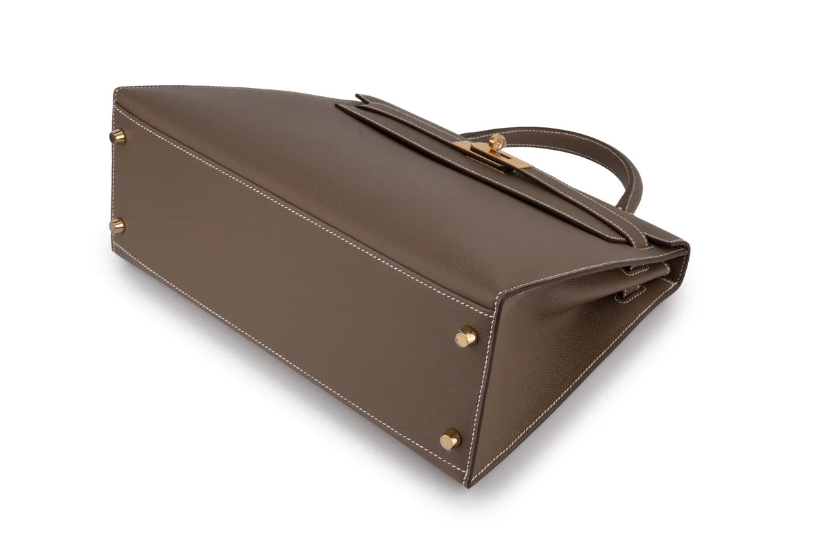 Hermès Kelly 32 Epsom Etoupe GHW