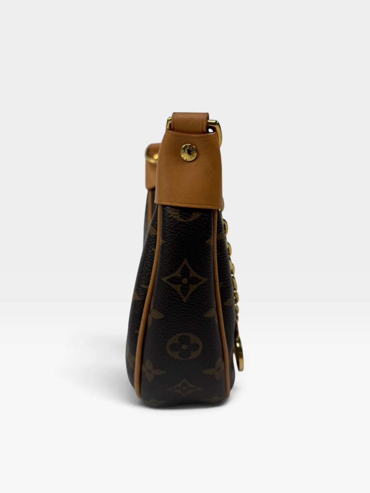 LOUIS VUITTON LOOP BAG IN BROWN MONOGRAM WITH GOLD HARDWARE