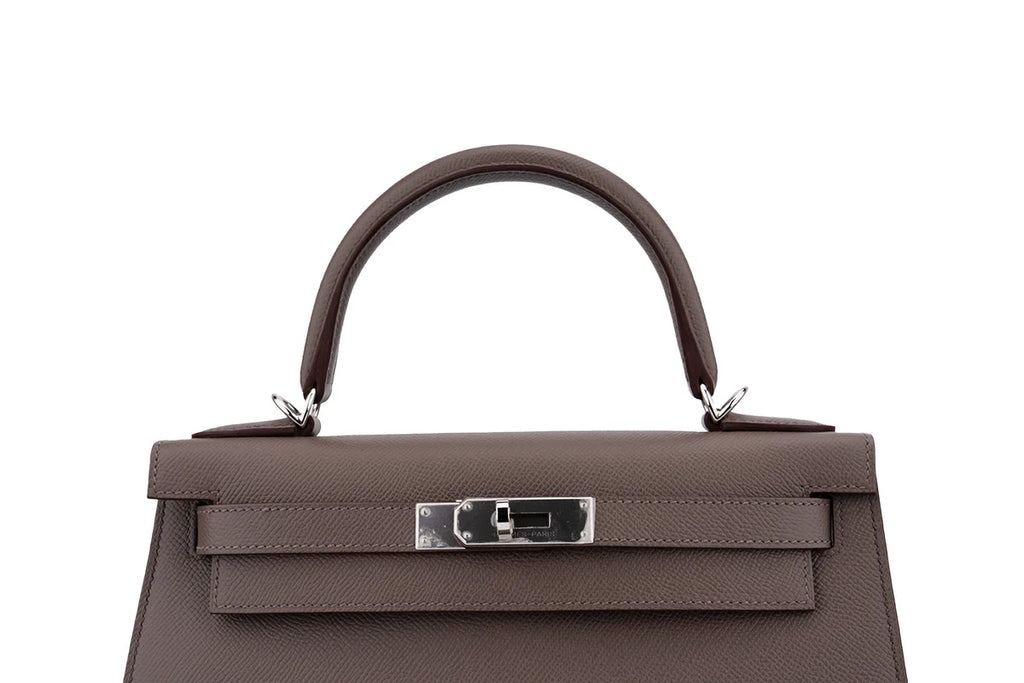 Hermès Kelly 28 Epsom Gris Etain PHW