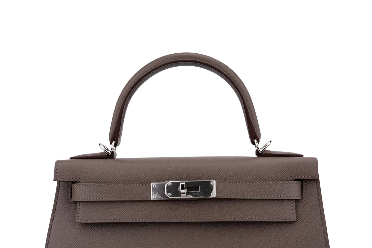 Hermès Kelly 28 Epsom Gris Etain PHW