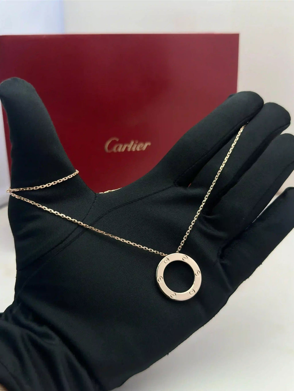 Cartier Love Necklace Pendant Rose Gold