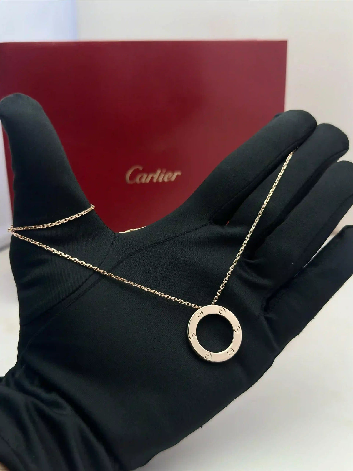 Cartier Love Necklace Pendant Rose Gold