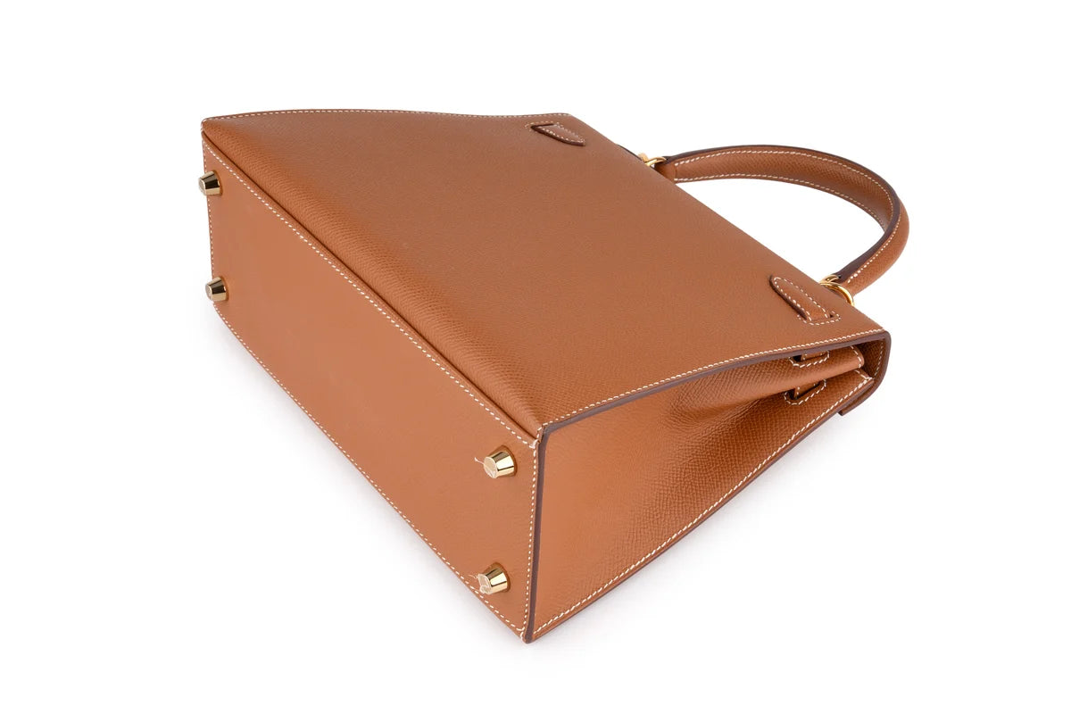 Hermès Kelly 25 Epsom Gold GHW