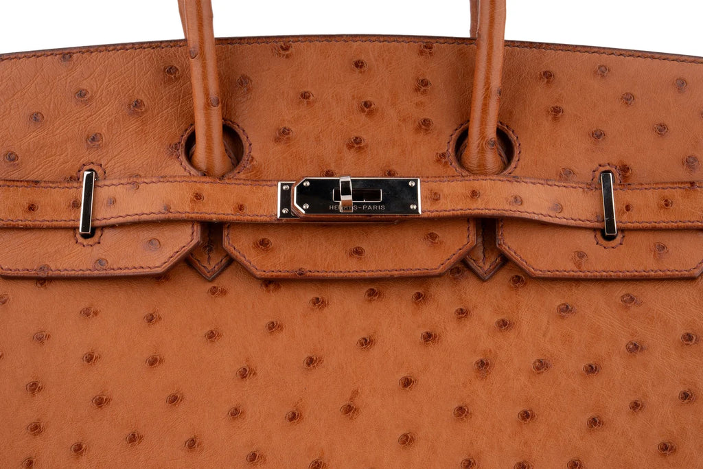 Hermès Birkin 35 Ostrich Cognac PHW