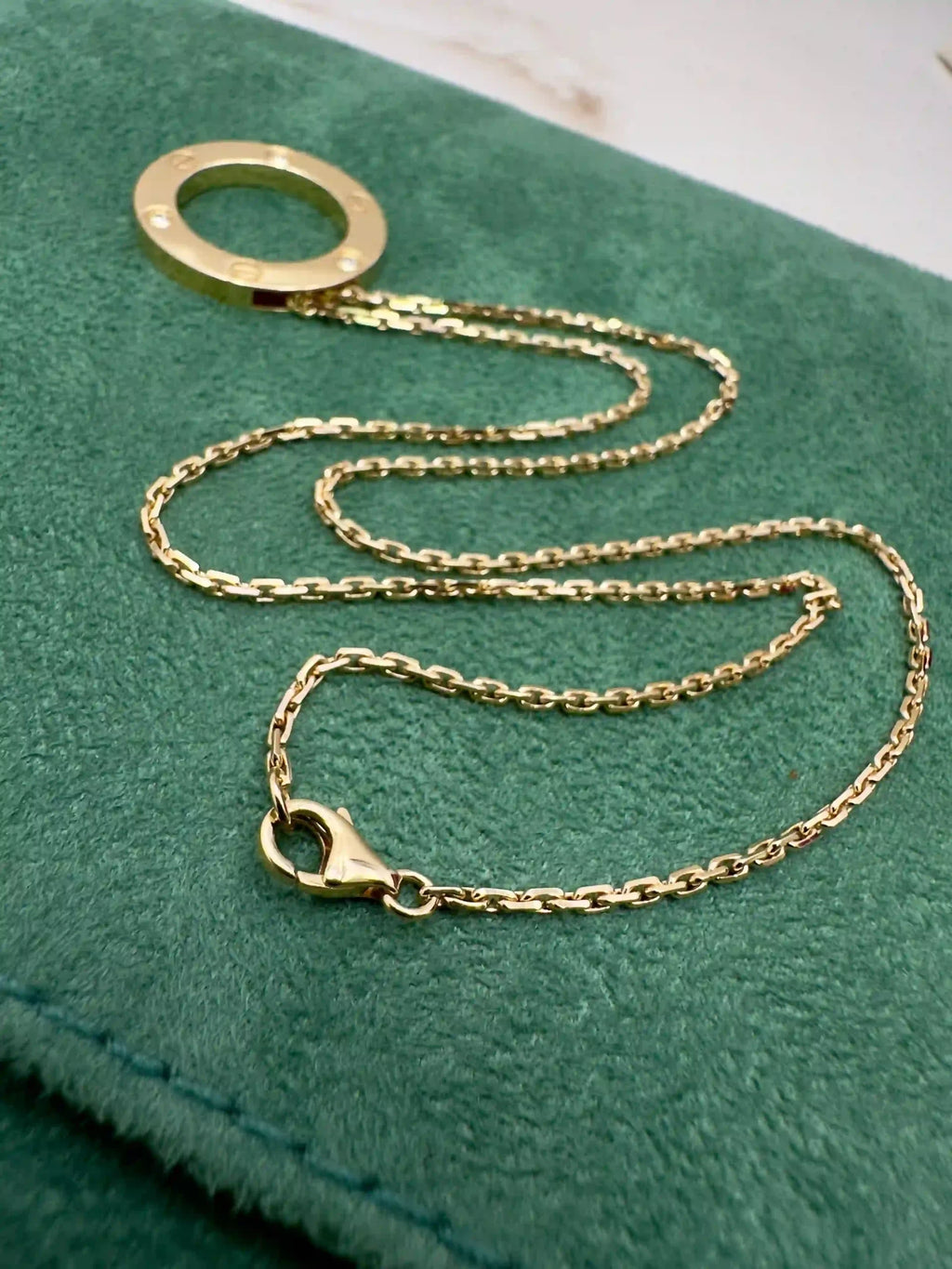 Cartier Love Necklace 3 Diamonds