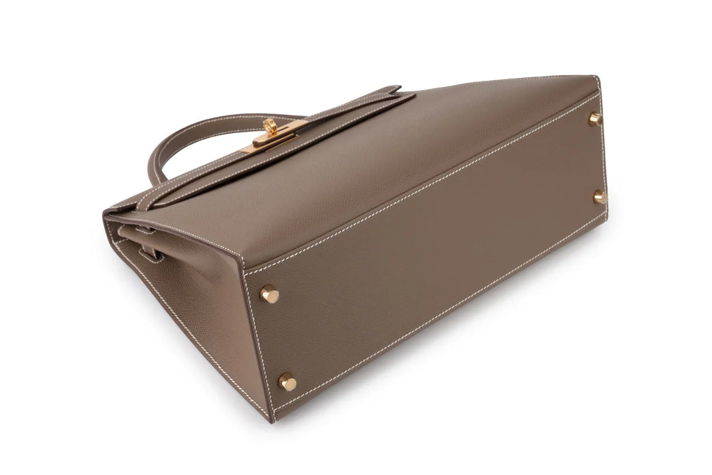 Hermès Kelly 32 Epsom Etoupe GHW