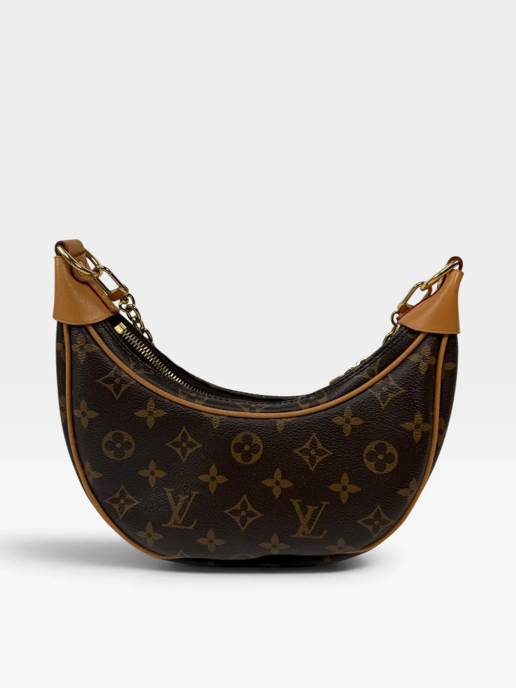 LOUIS VUITTON LOOP BAG IN BROWN MONOGRAM WITH GOLD HARDWARE