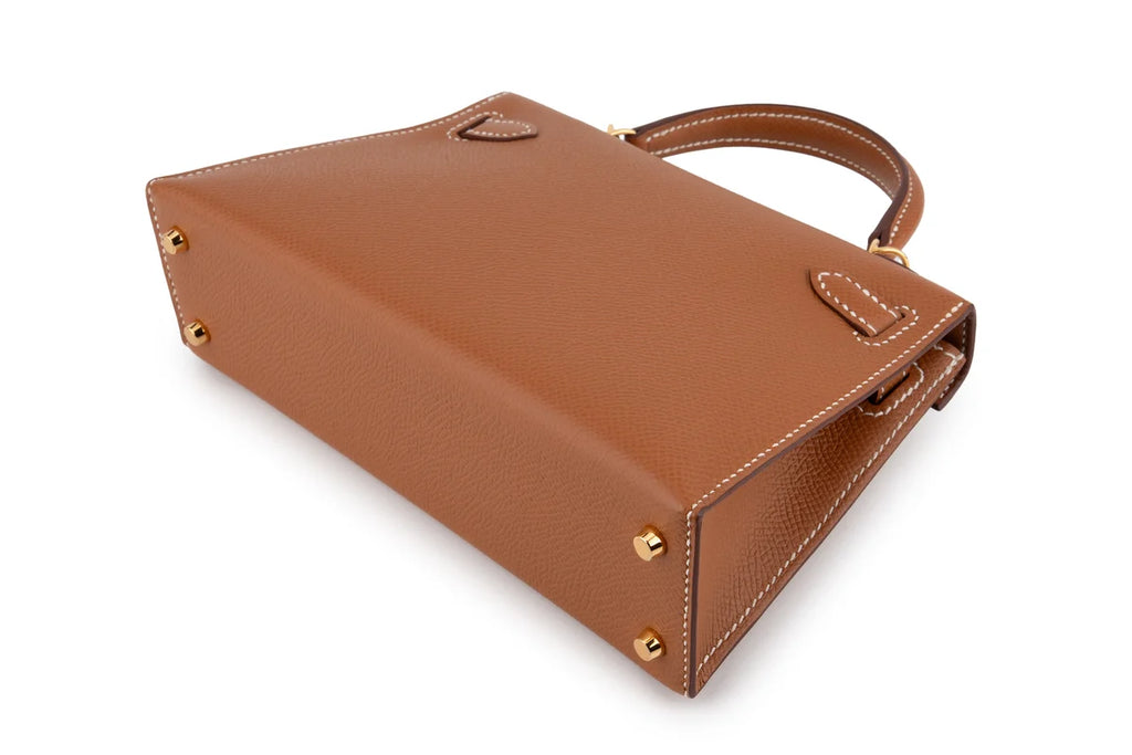 Hermès Mini Kelly Epsom Gold GHW