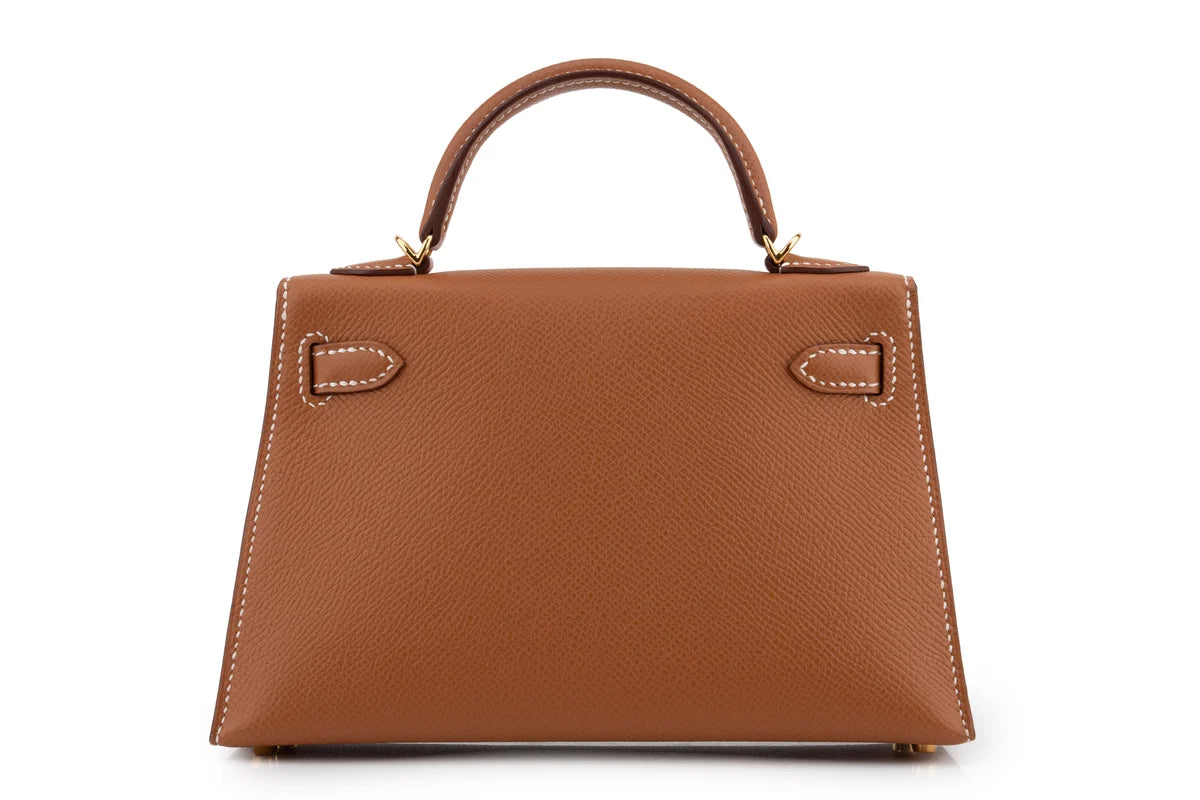 Hermès Mini Kelly Epsom Gold GHW