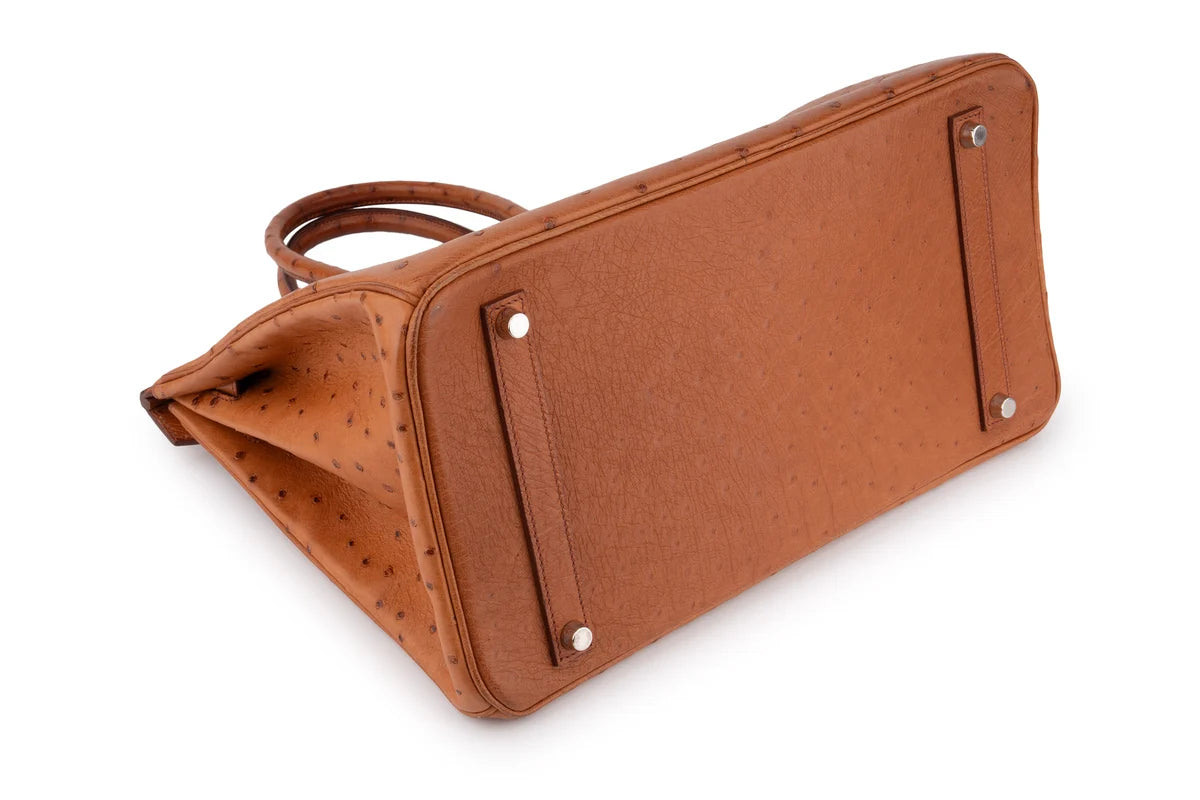 Hermès Birkin 35 Ostrich Cognac PHW