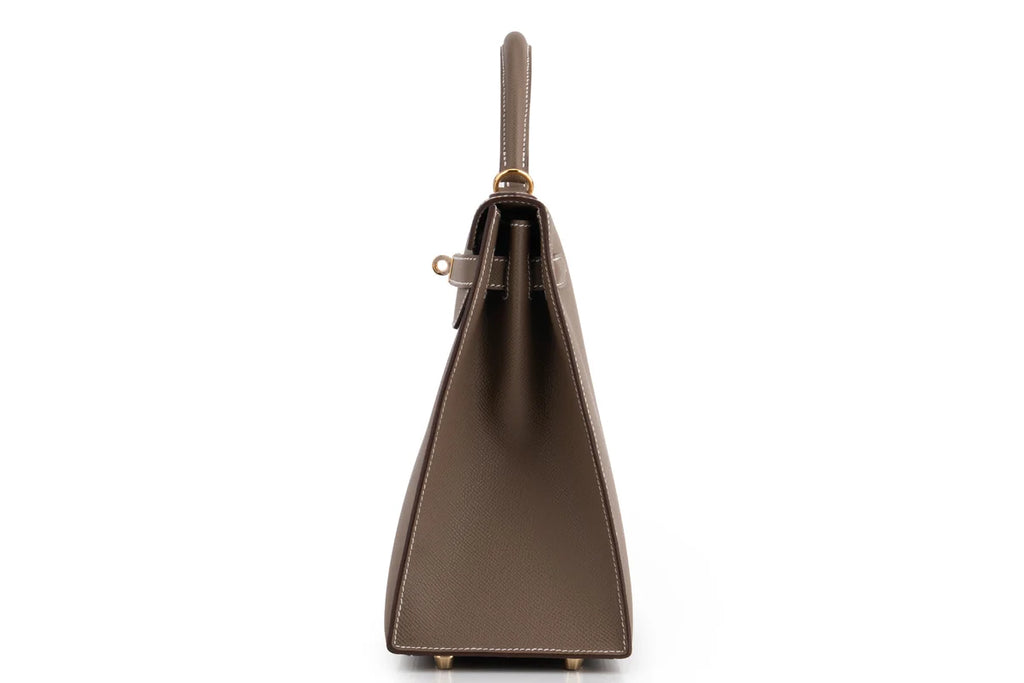 Hermès Kelly 32 Epsom Etoupe GHW