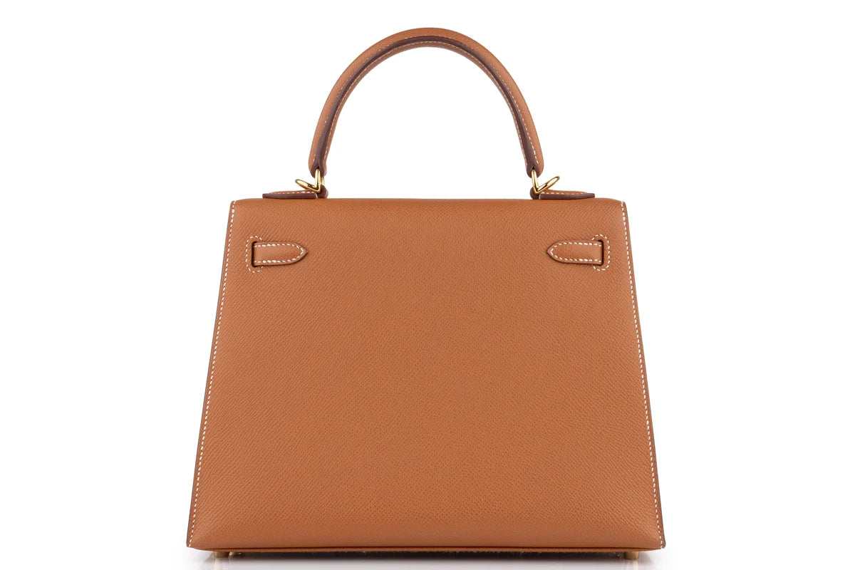 Hermès Kelly 25 Epsom Gold GHW