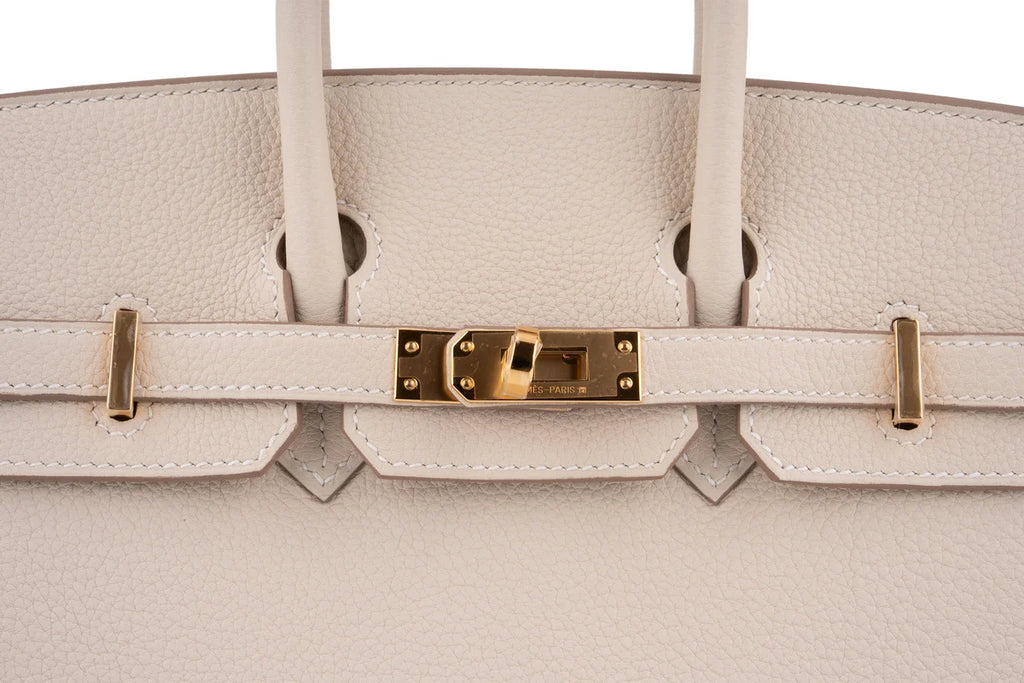 Hermès Birkin 25 Togo Craie GHW