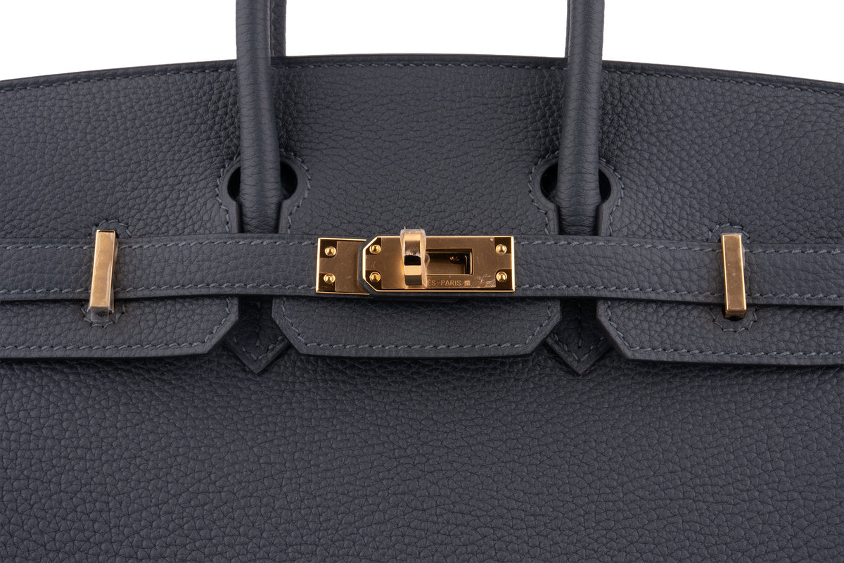 Hermès Birkin 25 Togo Gris Misty GHW